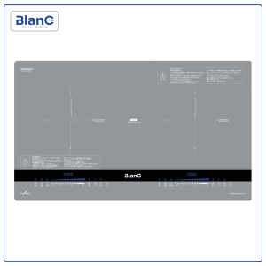 Bếp Từ Đôi BlanC BA 856Pro Seri 6